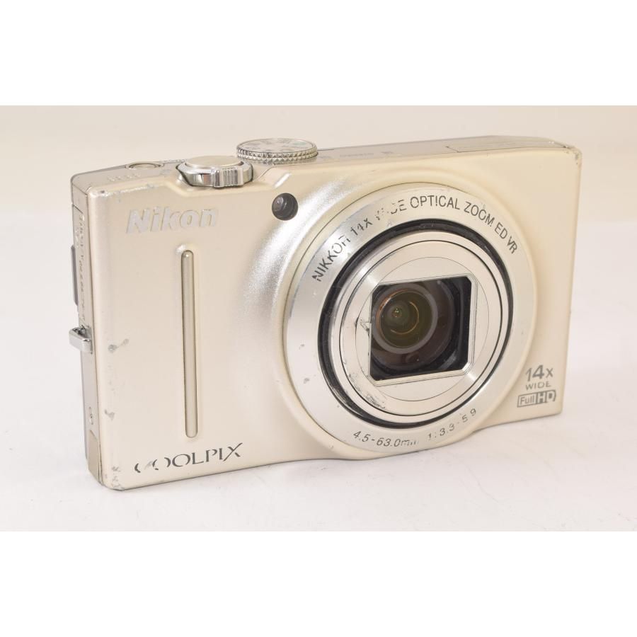 NIKONニコンCOOLPIX S8200デジタルカメラ。ジャンク品 ☆ジャンク品☆ Nikon ニコン COOLPIX S8200 シルバー コンパクト