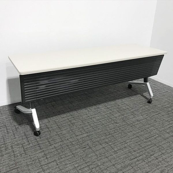 フラップ式会議テーブル W1800 KT-620 コクヨ ナチュラルグレー