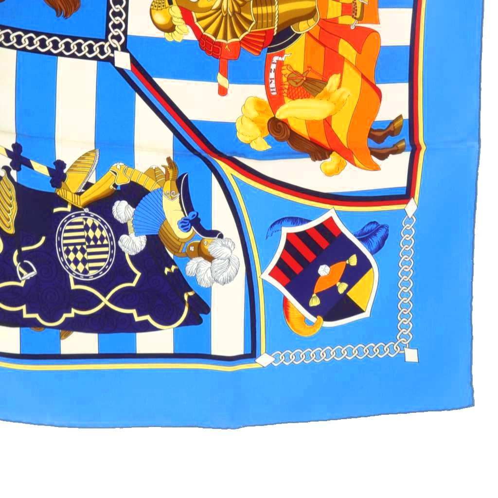 エルメス HERMES CHOCS EN PLUMES 羽飾りの激突 カレ90 スカーフ 総柄  