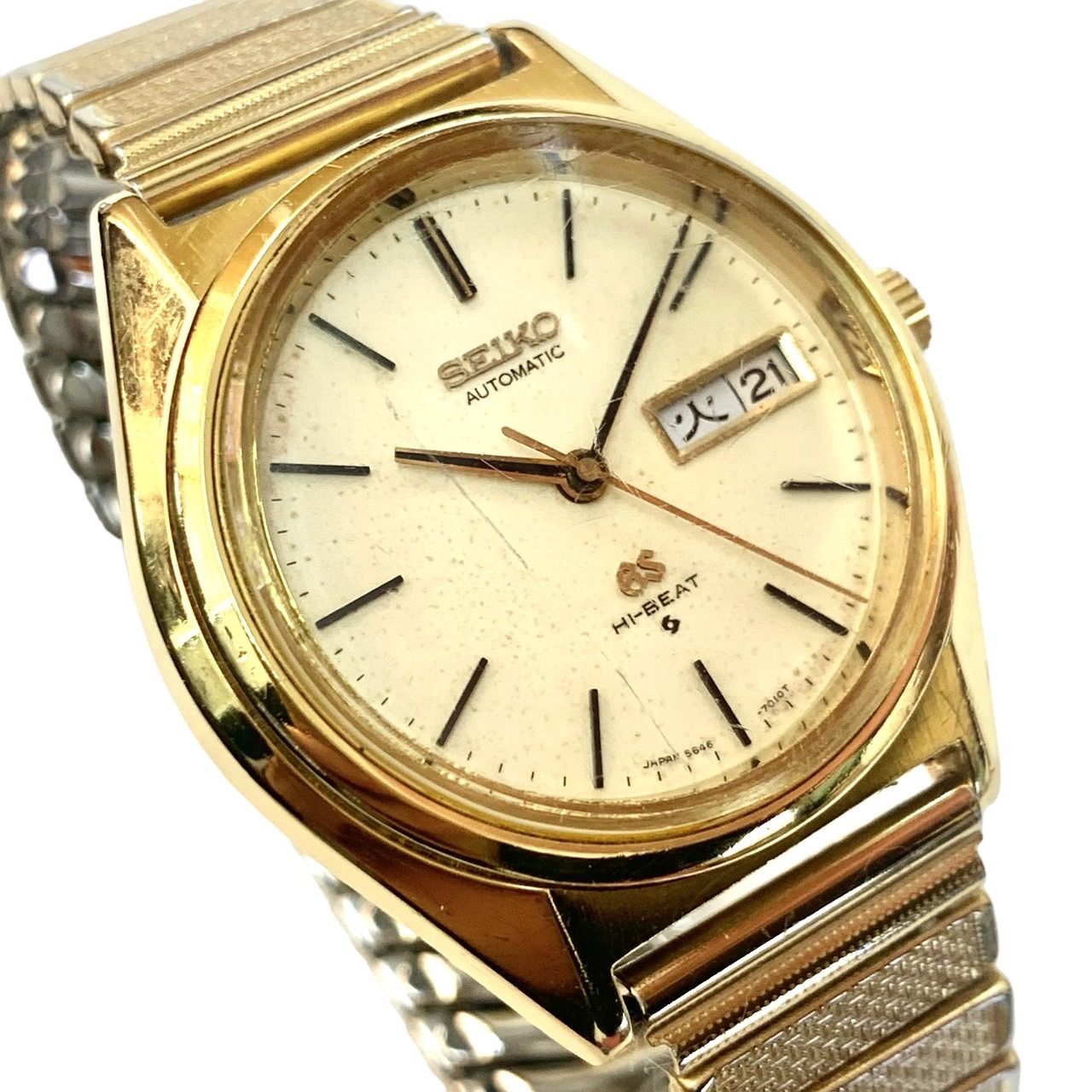 レア超希少品⭐️GRAND SEIKO】 グランドセイコー 56GS AUTOMATIC CAP 