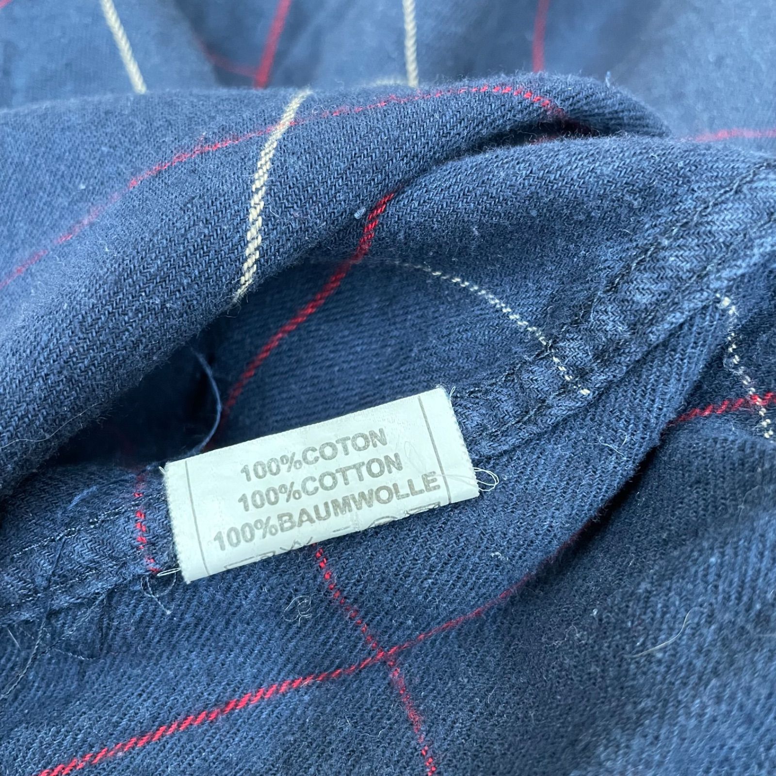ATLAS FOR MEN チェックシャツ XL アトラス フォーメン ネルシャツ フランネルシャツ 長袖 ロングスリーブ アメカジ 古着 USED