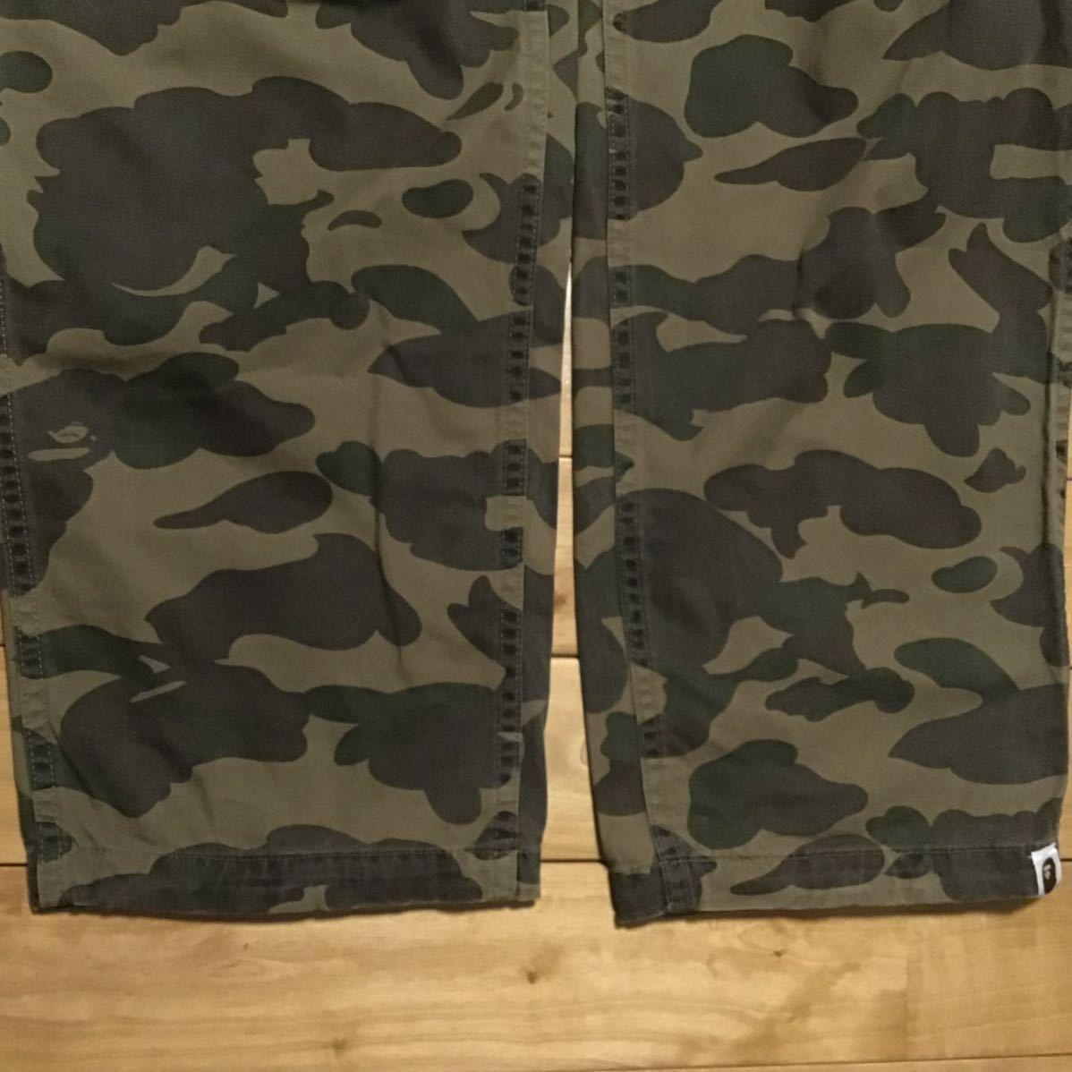 1st camo green カーゴパンツ Mサイズ a bathing ape BAPE camo cargo