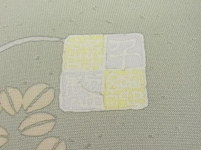 期間限定セール20％off○極上 創業460年・千總 訪問着 刺繍 草花文 柳
