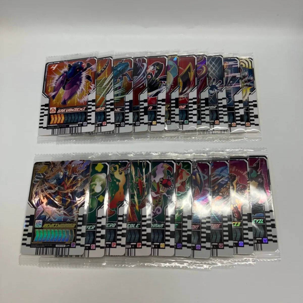 仮面ライダーガッチャード ライドケミートレカウエハース02 全21種 フルコンプ