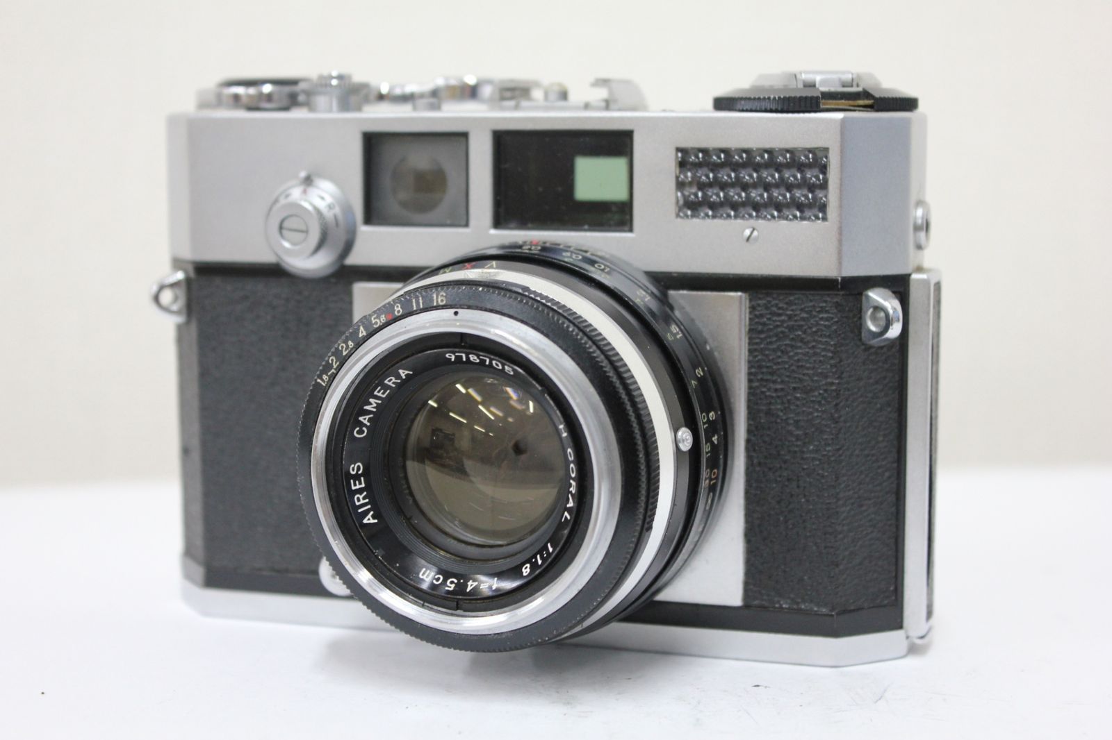 返品保証 アイレス Aires 35 III S H CORAL 4.5cm F1.8 カメラ e3112