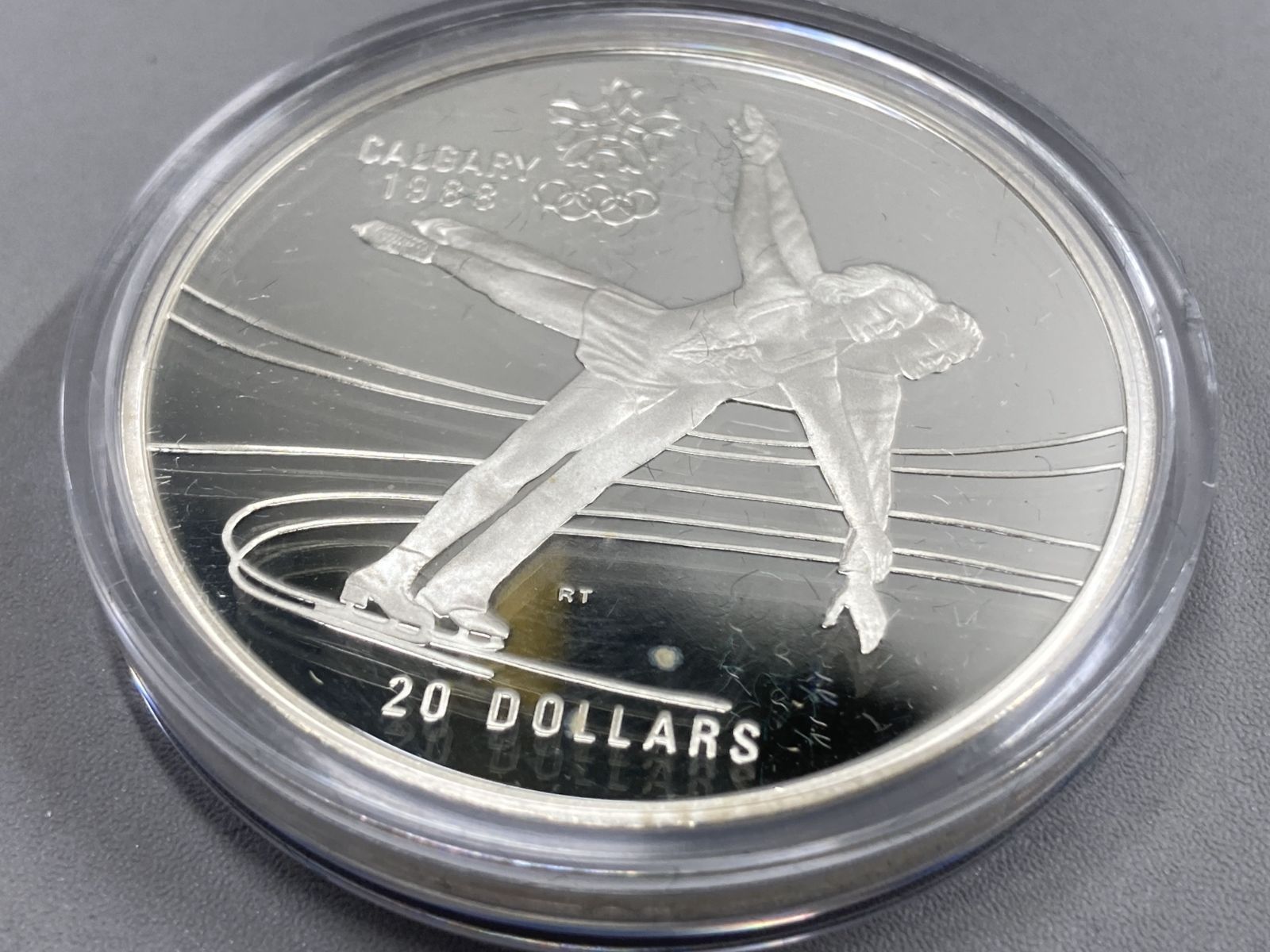 1987年 カナダ カルガリーオリンピック記念硬貨 カナダ カルガリーオリンピック記念 100ドル プルーフ金貨幣