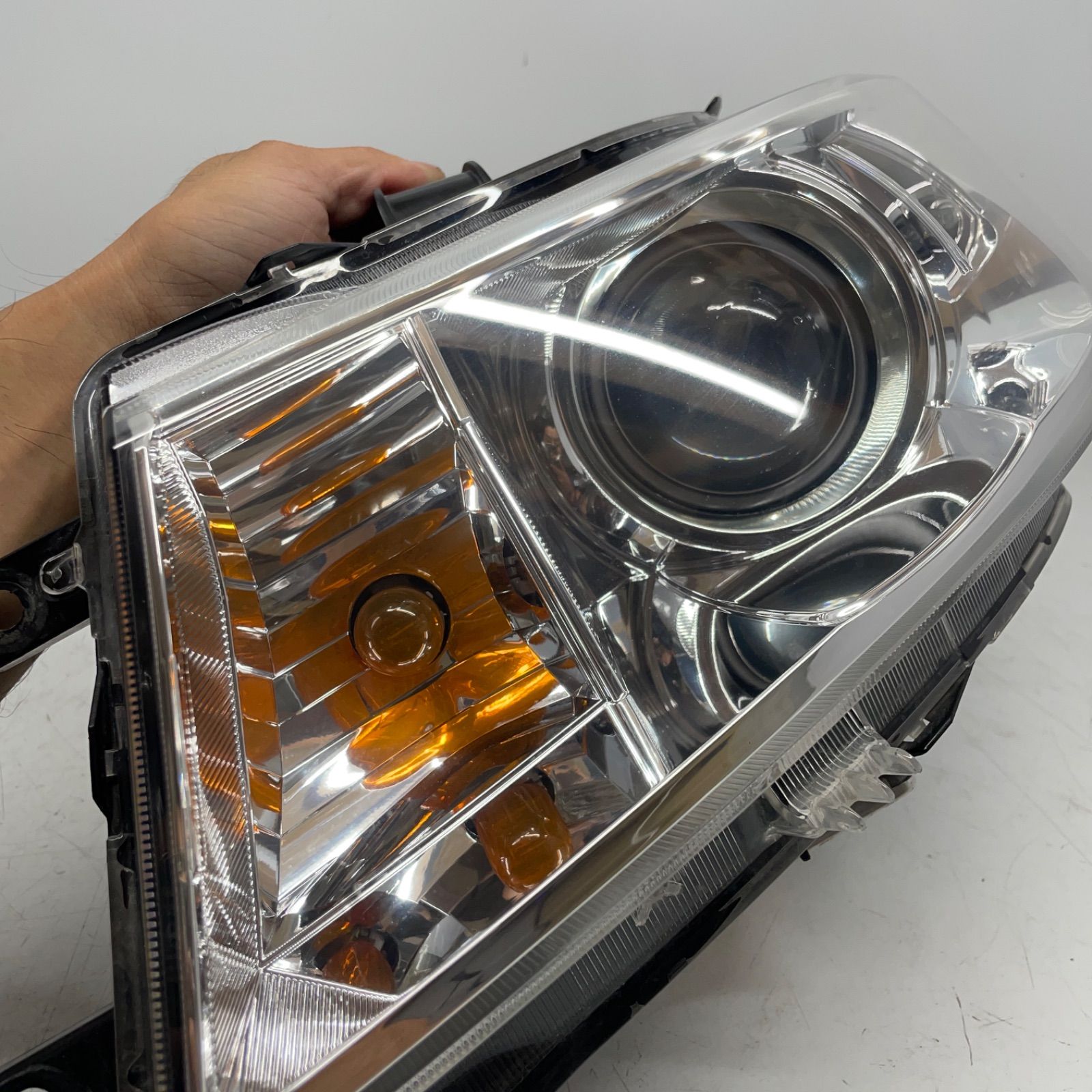 【コーティング済】 スズキ MH23S ワゴンR スティングレー ヘッドライト ランプ レンズ 左右セット LR HID 電動レベライザー付き koito 100-59191 P60314