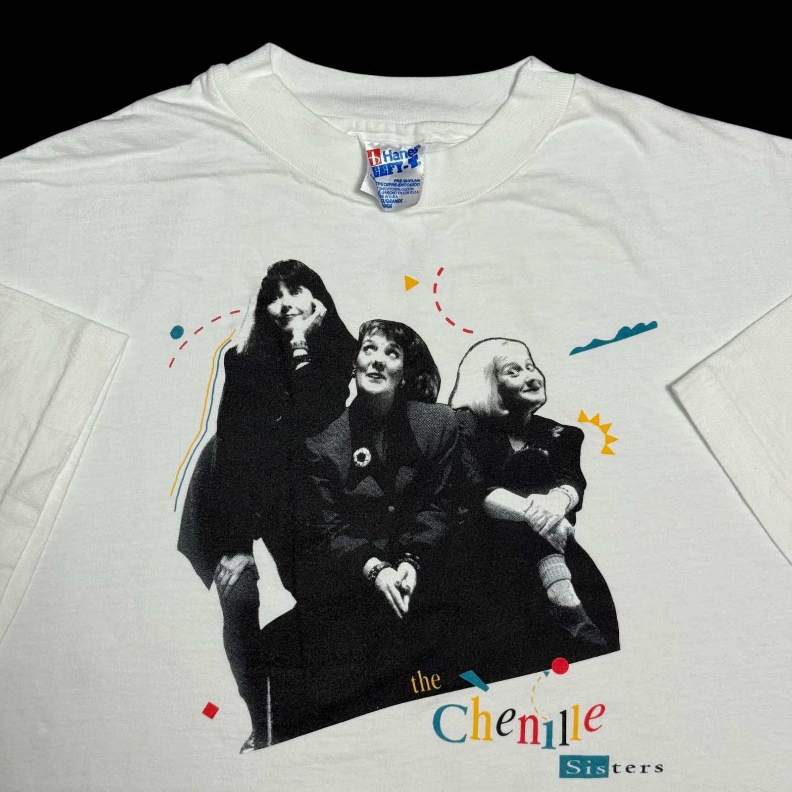 90s Chenllle Sisters USA製 Hanes Beffy フォトTシャツ ヴィンテージT 