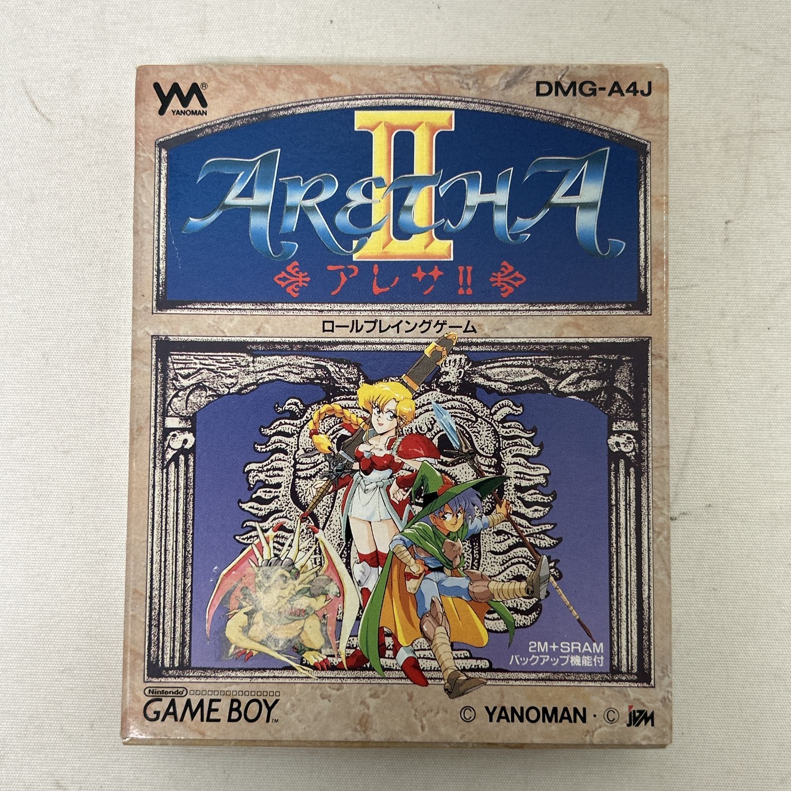 浜館25-710 GAME BOY ゲームボーイ GB ソフト ARETHA Ⅱ アレサⅡ アレサ2