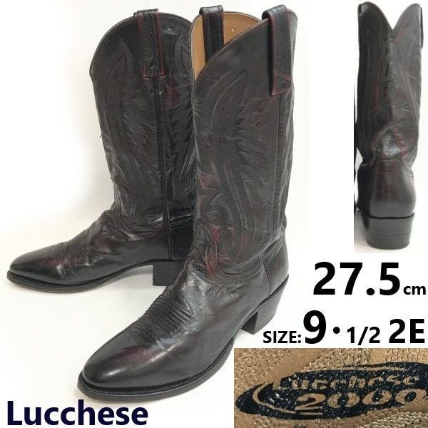 良品☆ルケーシー/Lucchese 2000☆本革/レザー/ウエスタン