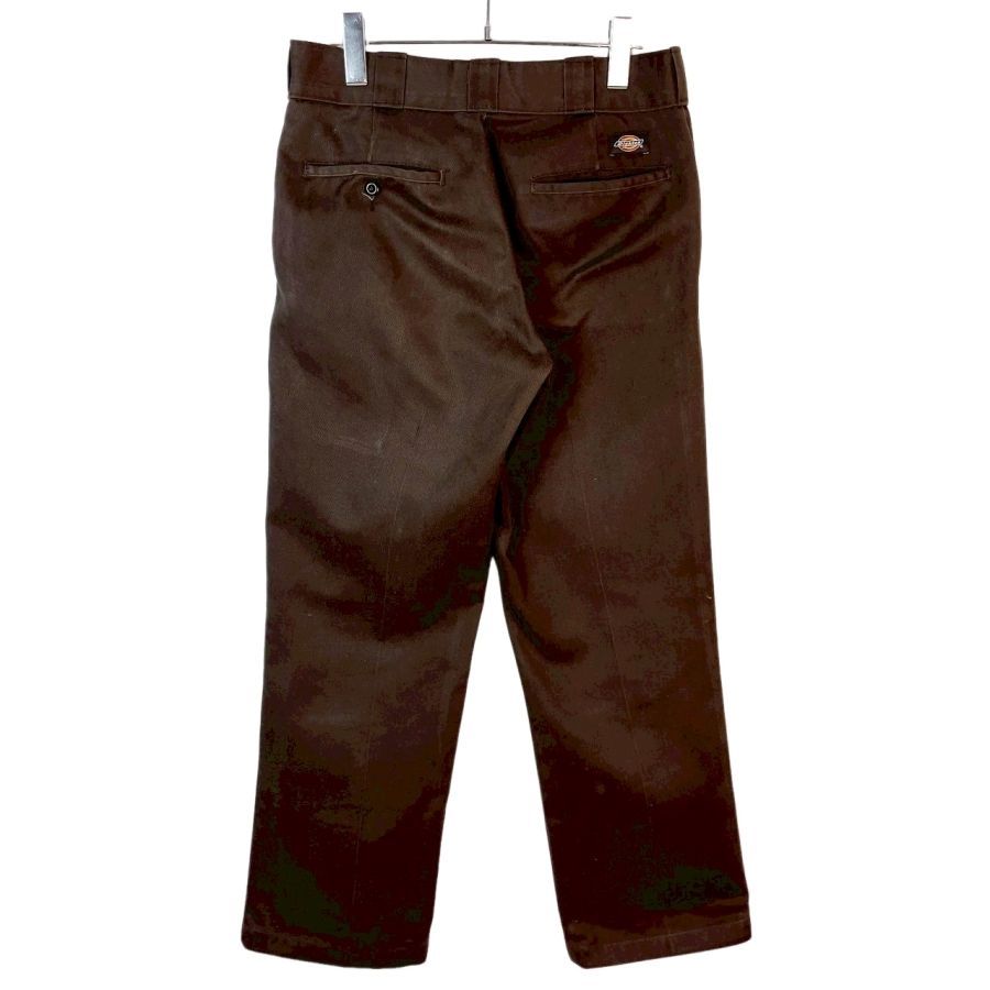 Dickiesディッキーズ874ワークパンツ茶色ダークブラウンツイル生地