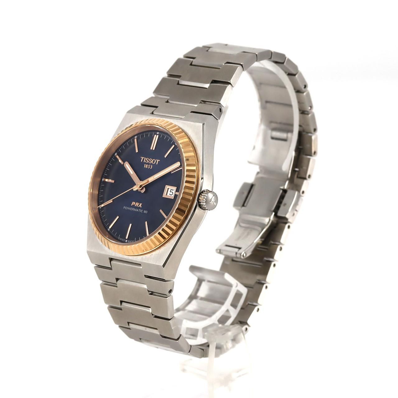 ティソ PRXパワーマティック80 RGコンビ T931.407.41.041.00 SSxRG 自動巻