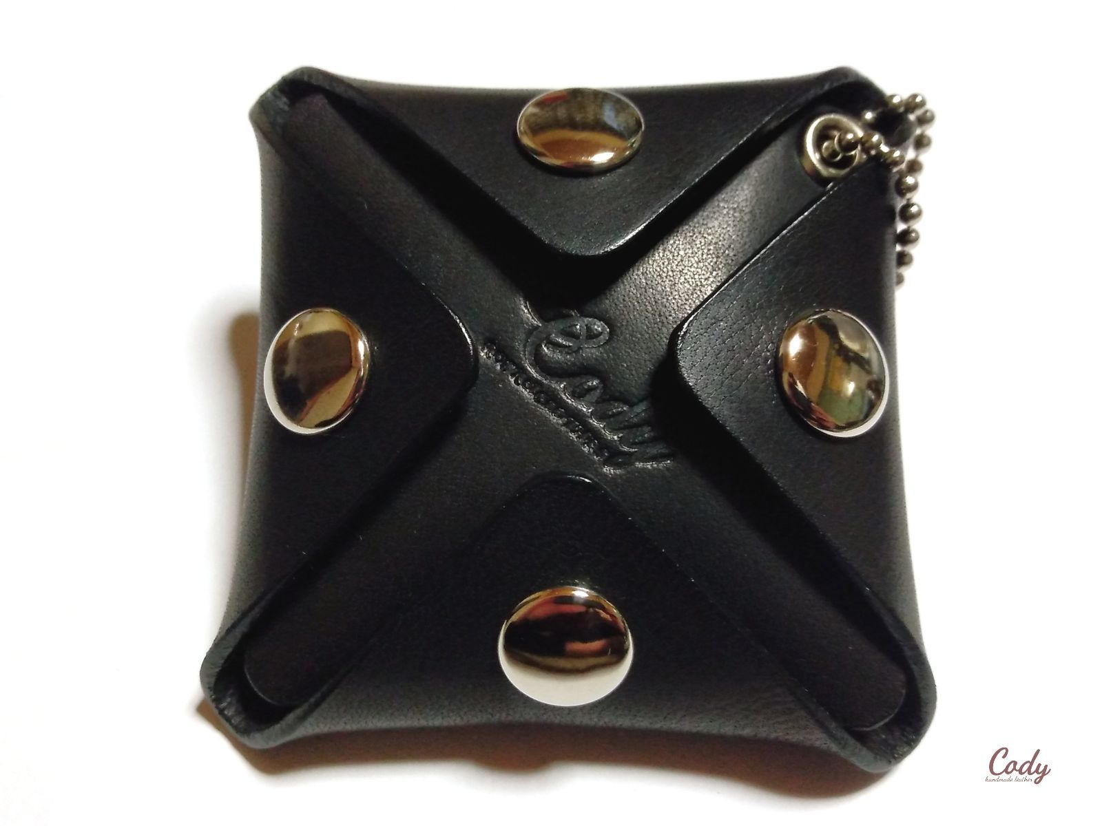 お試しプライス】【フィッシュ】スタッズコインケース 魚 釣り フィッシャー 本革 小銭入れ ハンドクラフト