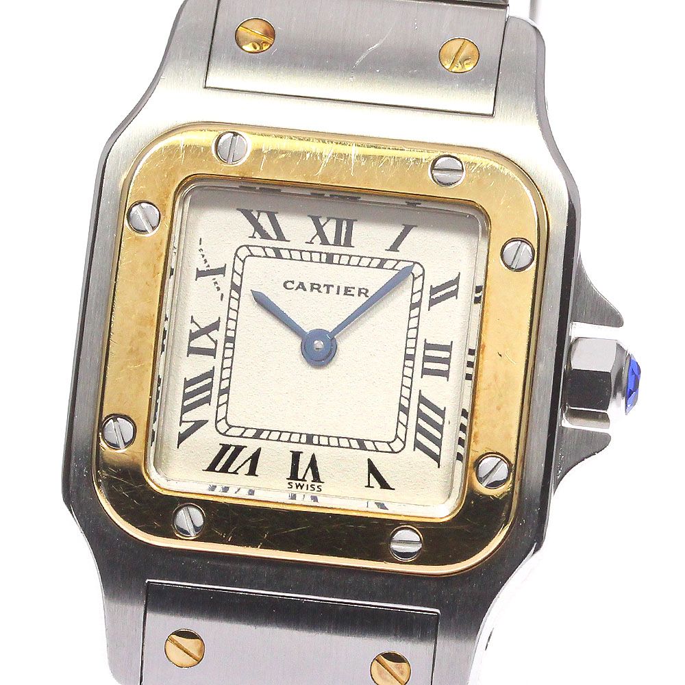 ジャンクカルティエ CARTIER W20012C4 サントスガルベ SM K18YG