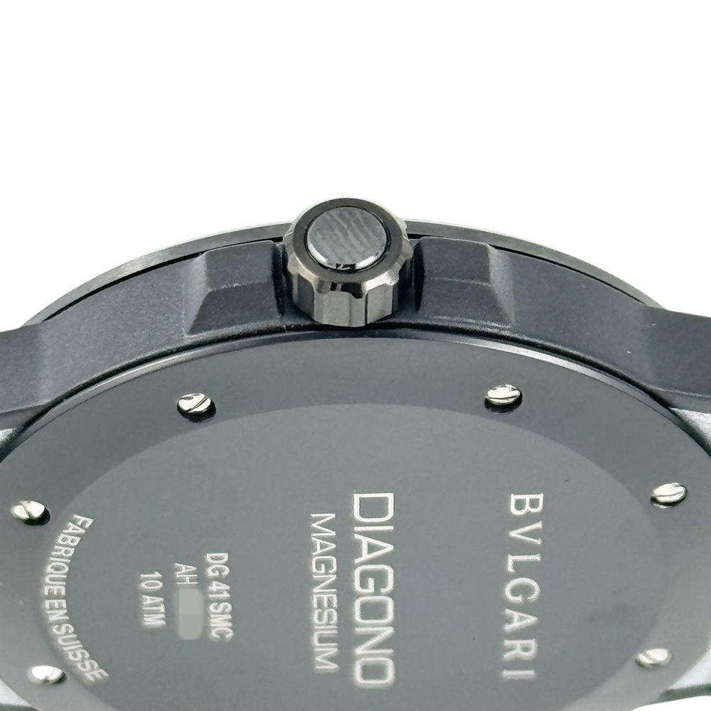  BVLGARI ブルガリ DG 41 SMC ディアゴノマグネシウム41 メンズウォッチ 腕時計 自動巻き 機械式時計 自動巻き時計 腕時計(アナログ)