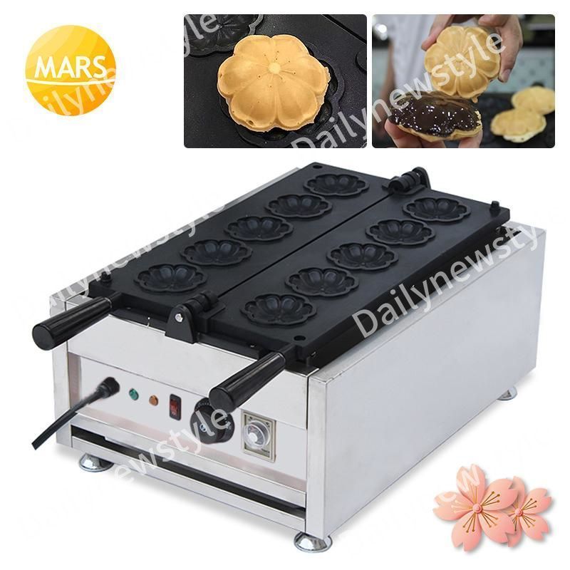 ワッフルメーカー ワッフルベーカー アイスコーンメーカー たい焼き器 電気 業務用 桜型