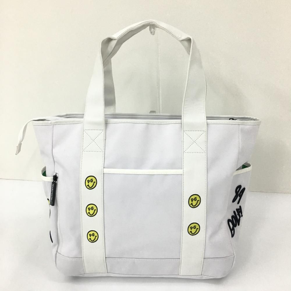 ☆特価☆【美品】パーリーゲイツ ロッカーバッグ 白×イエロー ニコ