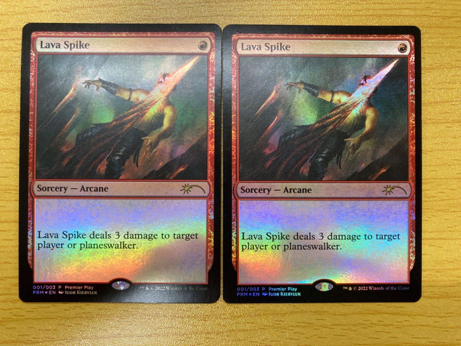 MTG 溶岩の撃ち込み プロモ foil 2枚セット - カードショップ