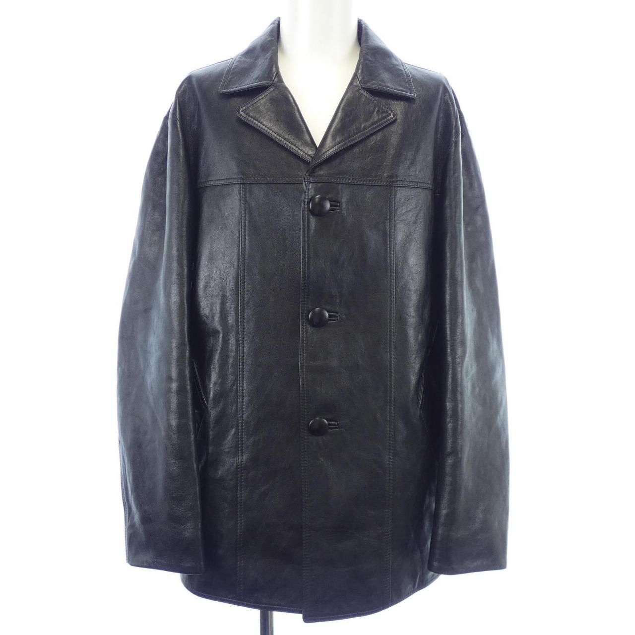 CELINE レザージャケット 未使用に近い セリーヌ CELINE レザージャケット