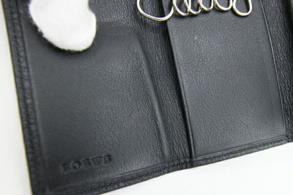 ロエベ　6連　キーケース　グレー ブラック　 小物 ロエベ 6連 キーケース グレー ブラック 小物 Amazon.co.jp: [ロエベ