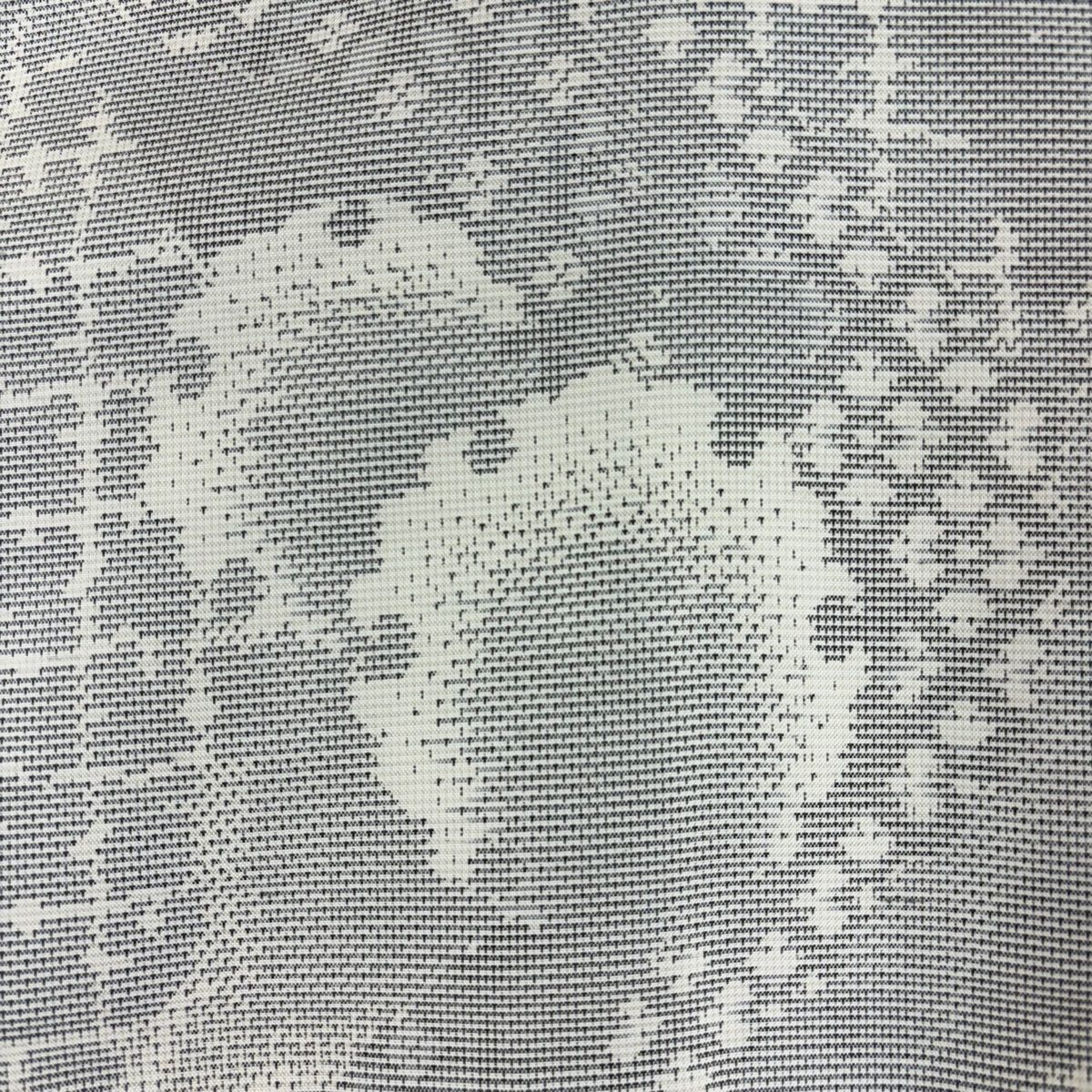 大島紬 身丈159cm 裄丈65.5cm M 袷 織匠 白井清道 証紙 雪輪 七宝文  