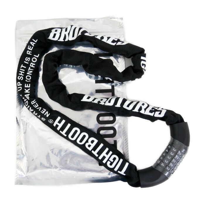 TIGHTBOOTH PRODUCTION×BROTURES TBPR タイトブース 正規 24AW CHAIN LOCK チェーンロック FW24-BRO05 Black ブラック 黒 F