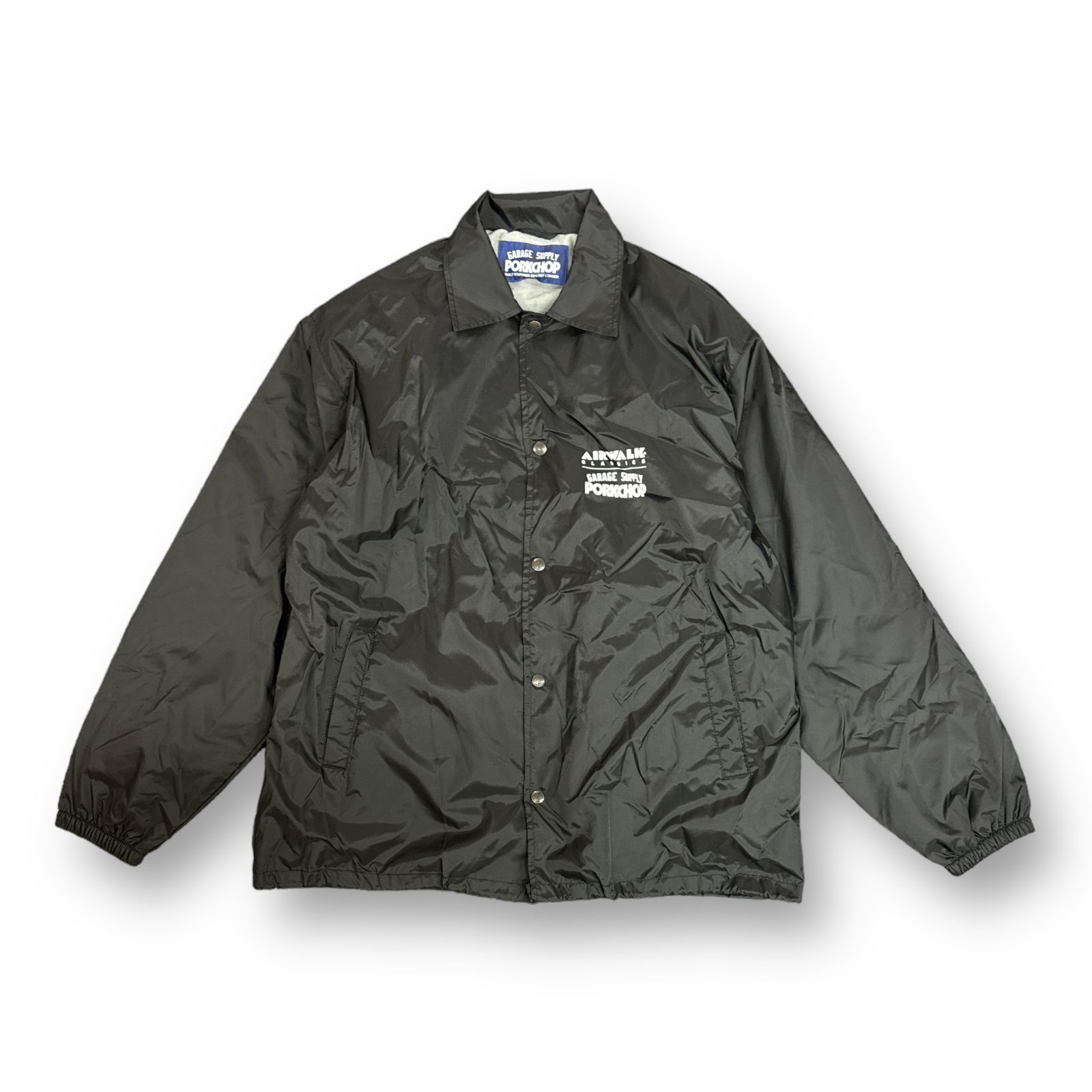 定価19800円 未使用品 PORKCHOP GARAGE SUPPLY 24SS AIRWALK AP TRIANGLE COACH JKT コラボ コーチジャケット  ポークチョップ エアウォーク ブラック - メルカリ