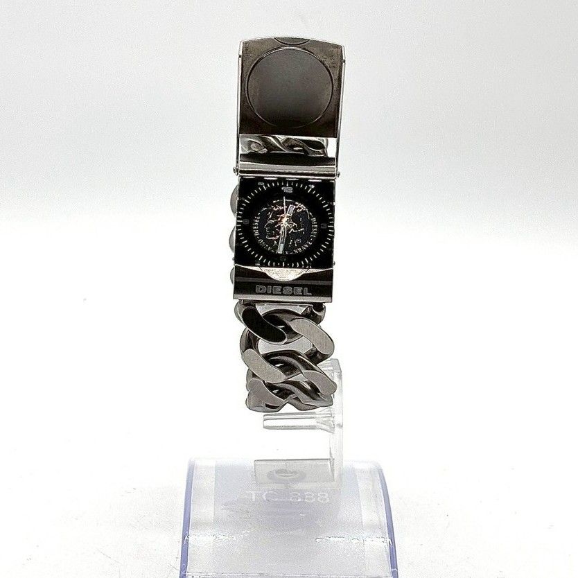 超希少 DIESEL crystal bracelet watch y2k Y2K×ストリートの主役✨】 DIESEL ディーゼル 腕時計 ブレイブ