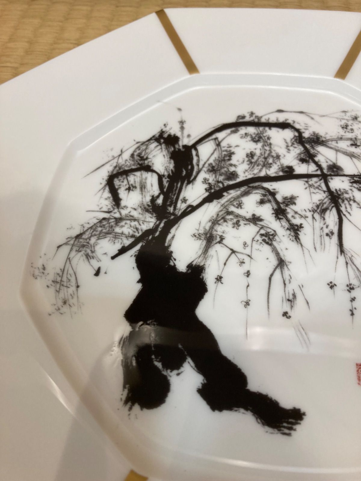 新品・4枚セット】コシノヒロコ ニッコー 八角皿 28cm HIROKO KOSHINO