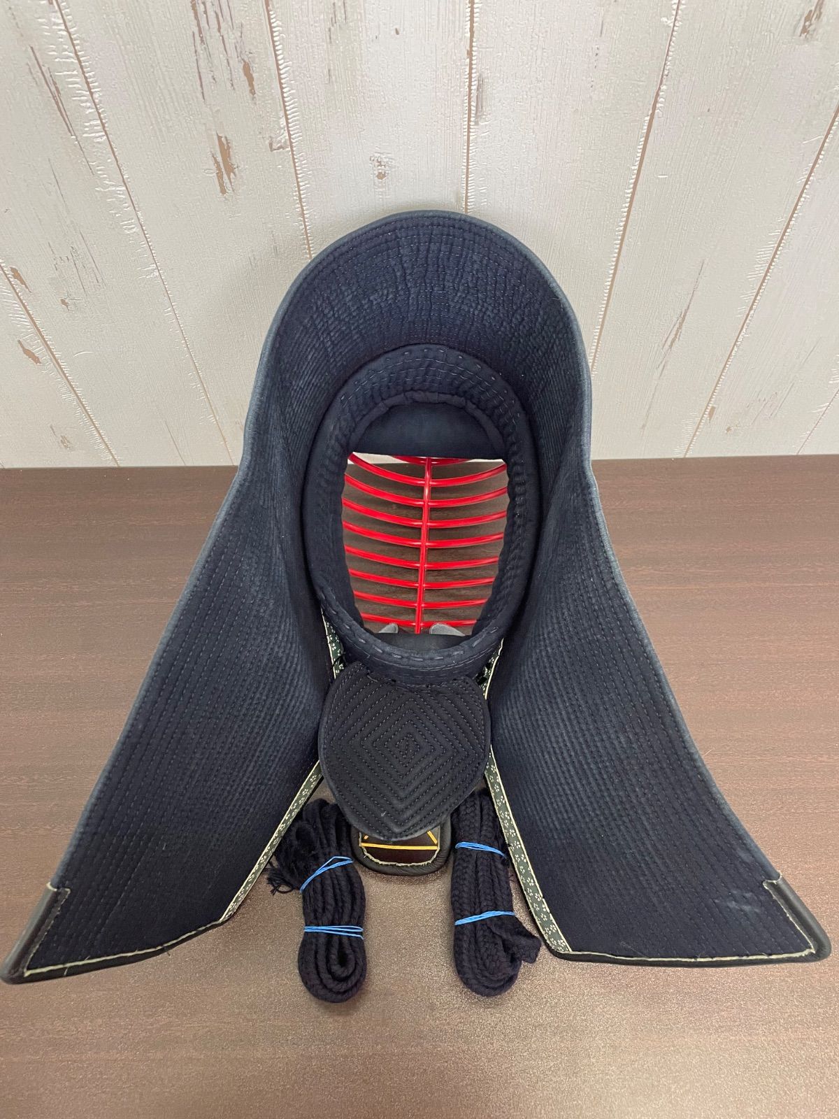 a559☆剣道防具☆面単品☆6㎜ミシン刺し☆つむじ58.5☆面金13本☆幼年