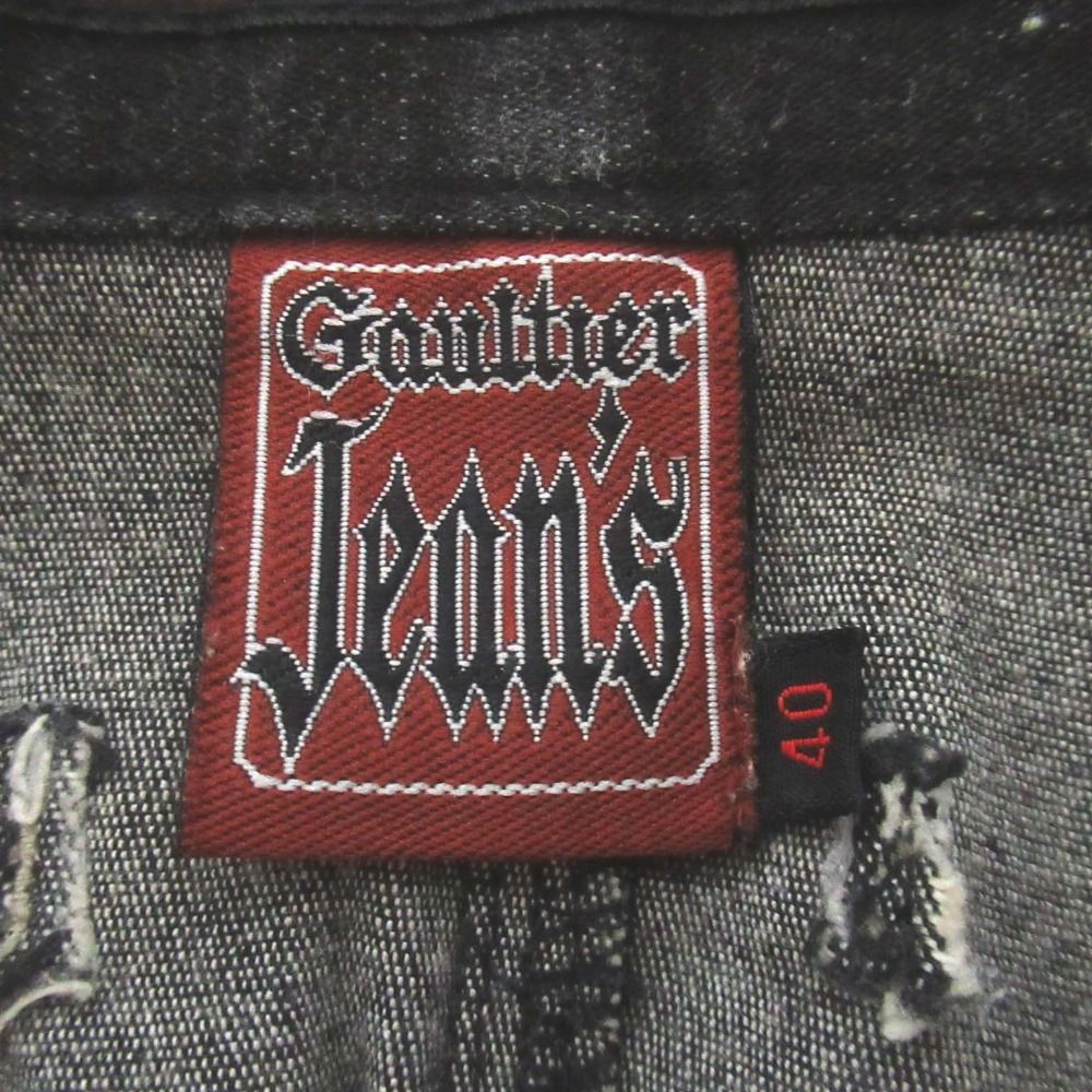 美品 Jean Paul GAULTIER ジャンポールゴルチエ ストレッチ クロップド  