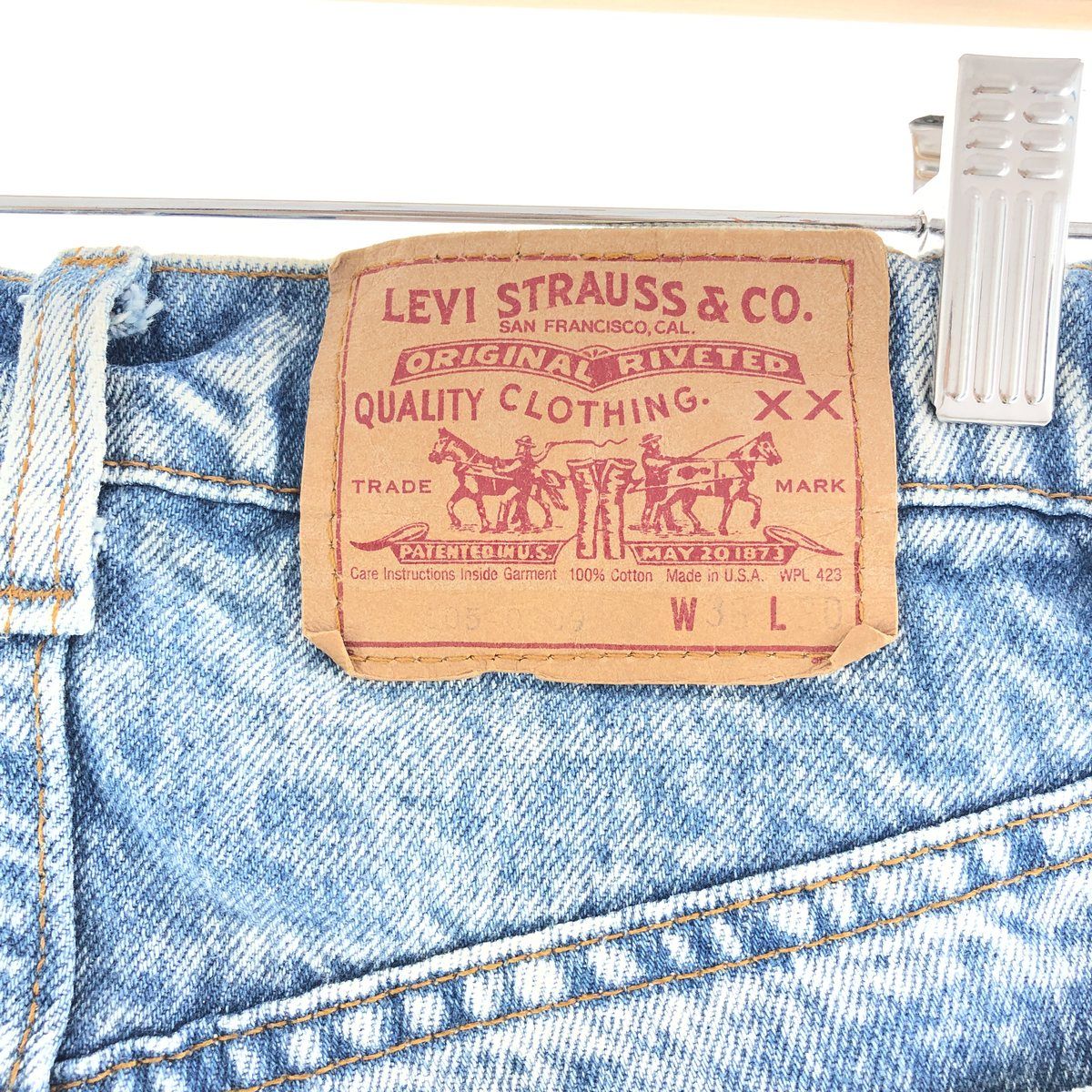 公認ショップ USA製 80s Levi's 505-0209 リーバイス ケミカル