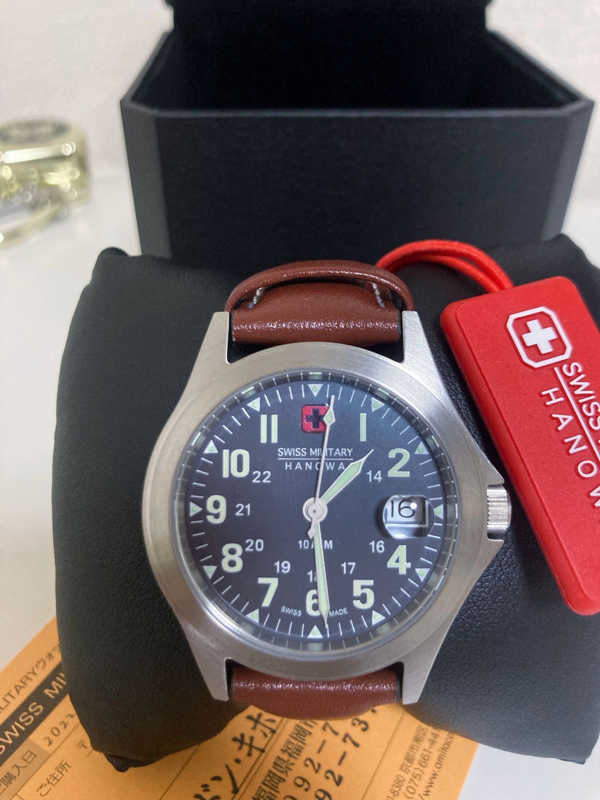 新品未使用】 SWISS MILITARY スイスミリタリー 時計 ブラウン - 時計