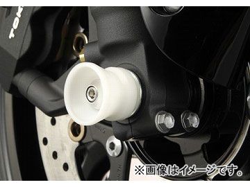 2輪 アグラス フロントアクスルプロテクター ファンネル 品番：P028-8010 シルバー スズキ バンディット1250F ABS JAN：4547567473718