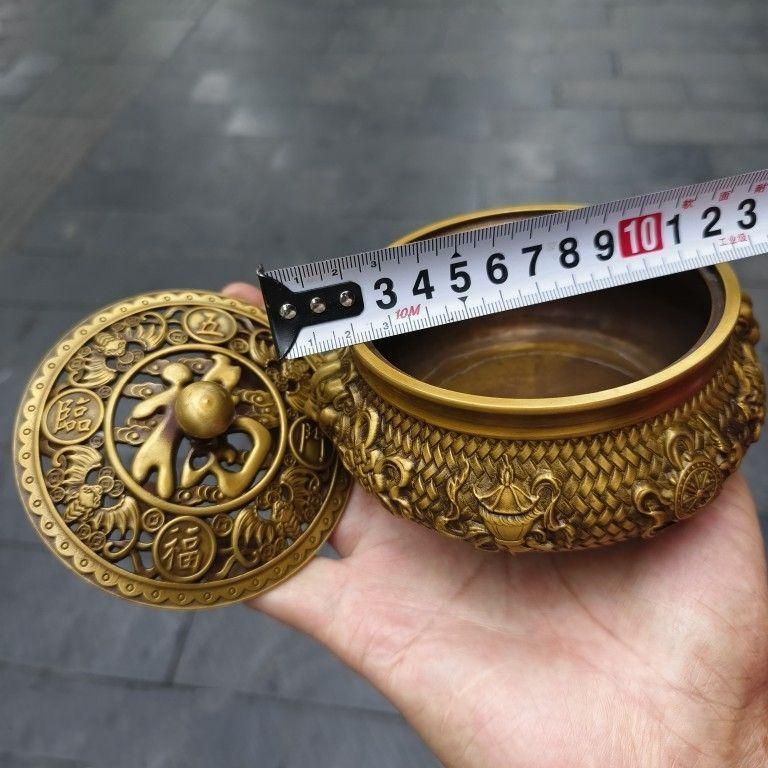 獅頭炉 五福臨門香炉 装飾品 工芸品 美術品 置物 獅頭炉