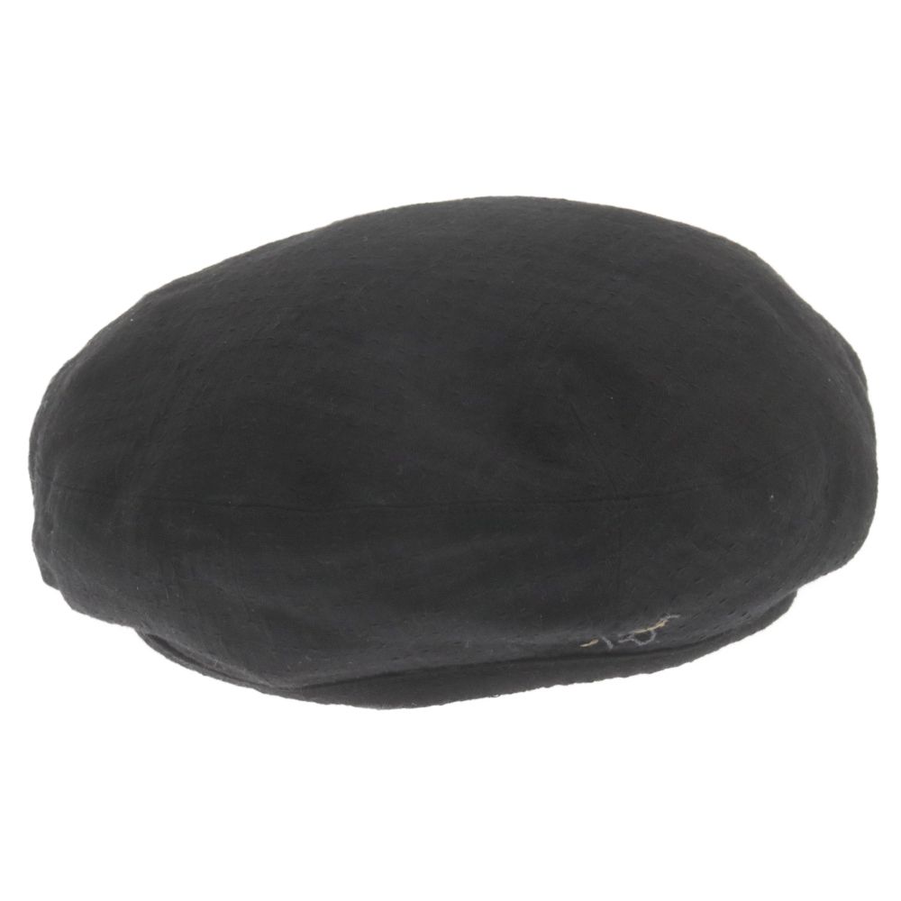 Porter Classic (ポータークラシック) SASHIKO BERET 2 刺し子 ベレー帽子 ブラック