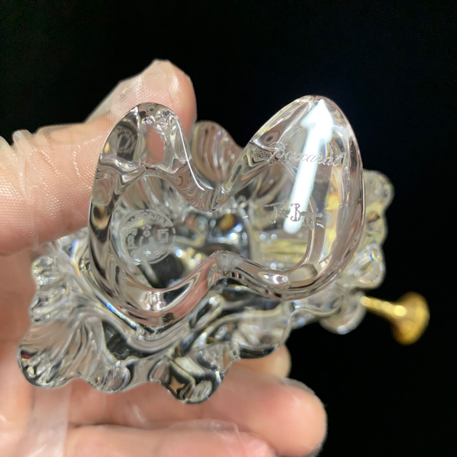 希少 未使用 美品 バカラ 笛吹き ピエロ クリスタル ガラス