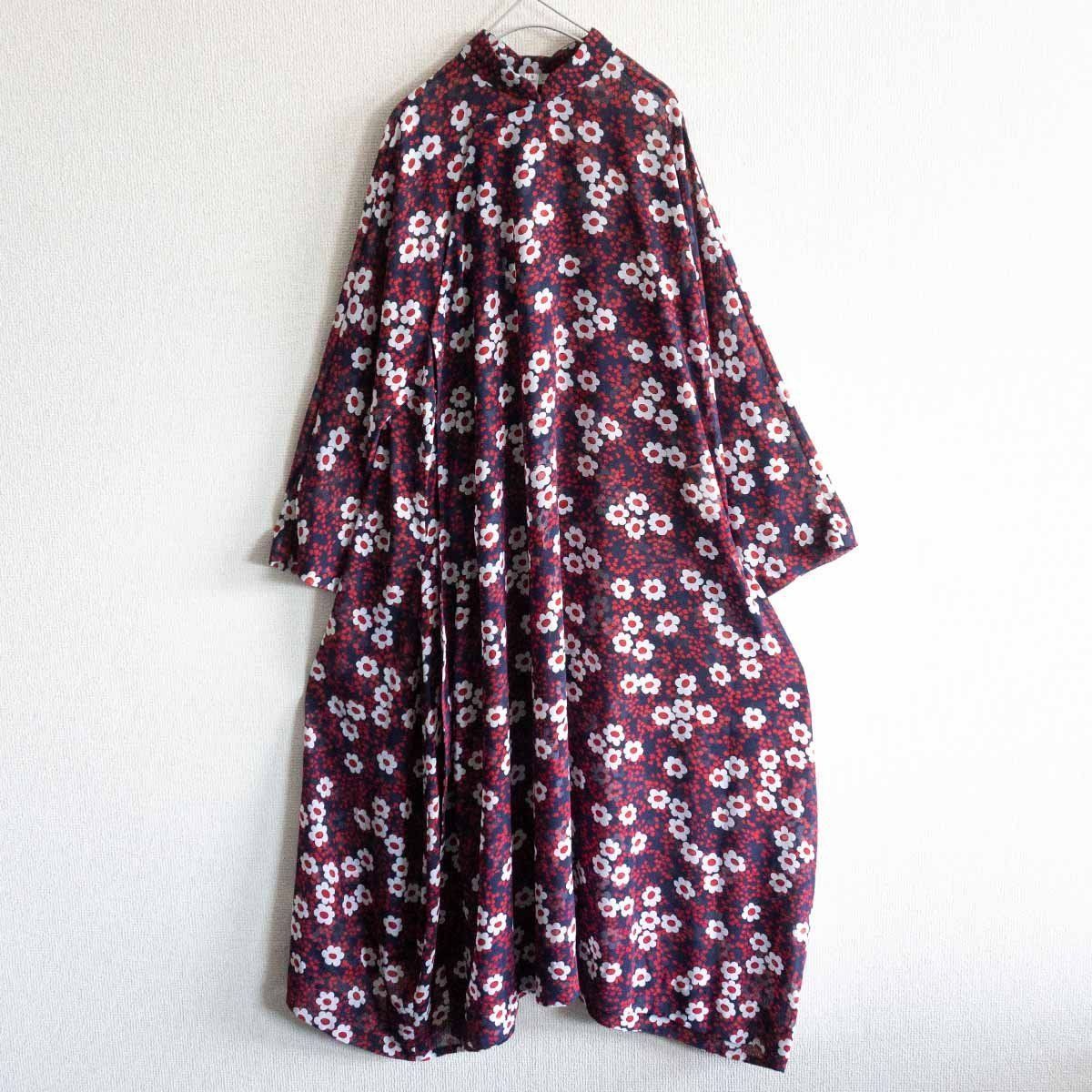 極美品】COMME des GARCONS 【 2022SS/花柄 チャイナワンピース】S