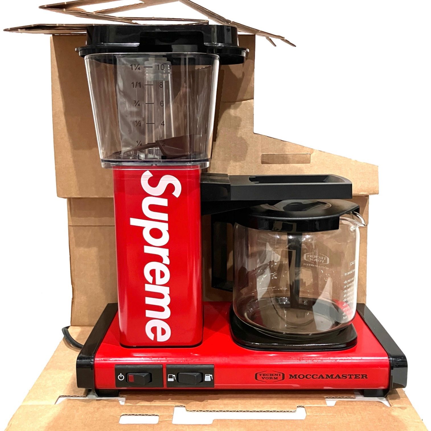supreme モカマスター　コーヒーメーカー 新品未使用保管品】Supreme シュプリーム Moccamaster KBGV