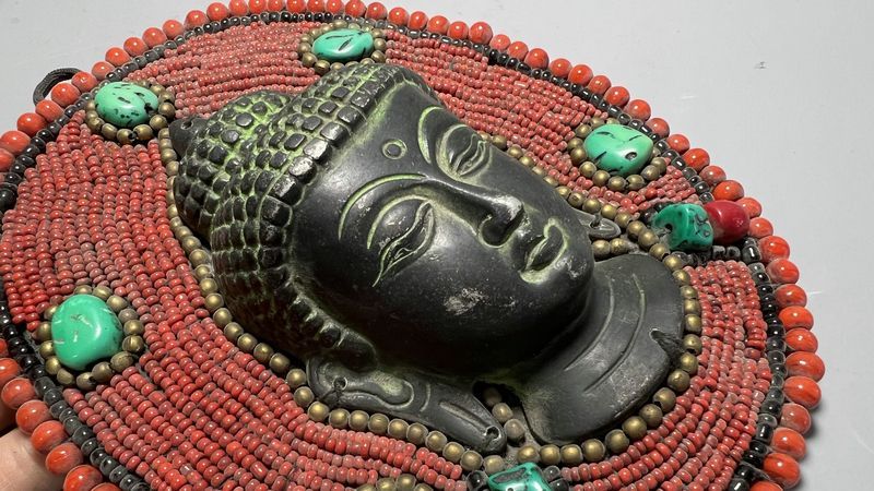 珍品、旧蔵、古寺院入手、精銅、レリーフ彫刻、鎏金回転屏風仏壇 珍品、旧蔵、古寺院入手、精銅、レリーフ彫刻、鎏金回転屏風仏壇