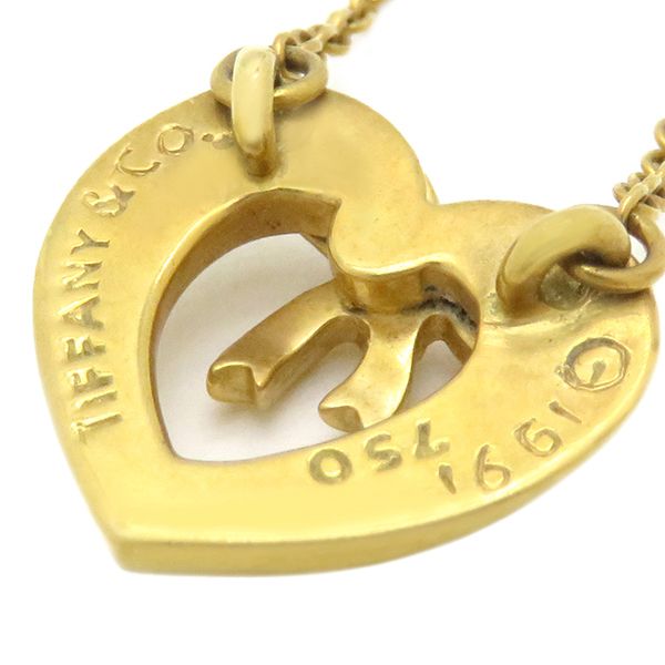 Tiffany & Co. ハート型ネックレス 750金