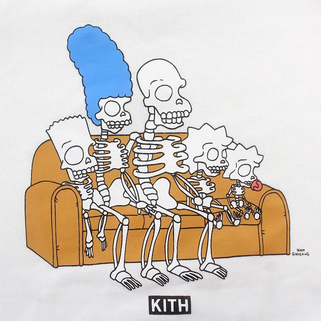 キスニューヨークシティ KITH NYC The Simpsons 21SS ロンT シンプソンズ Tシャツ 長袖 M 白 ホワイト /☆G -  メルカリ