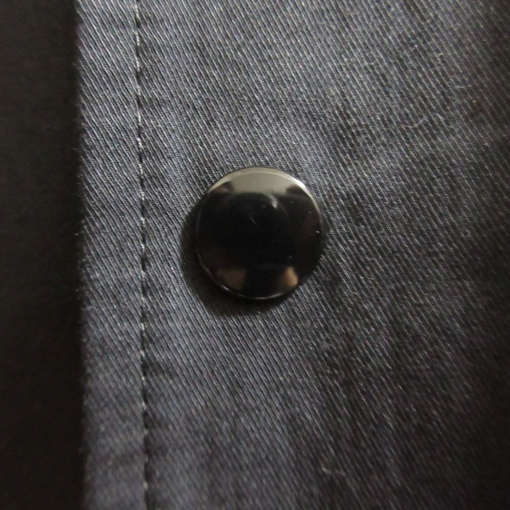 LAD MUSICIAN ラッドミュージシャン BIG COACH JACKET コーチジャケット 2117-358 サイズ44 ブラック メンズ 古着