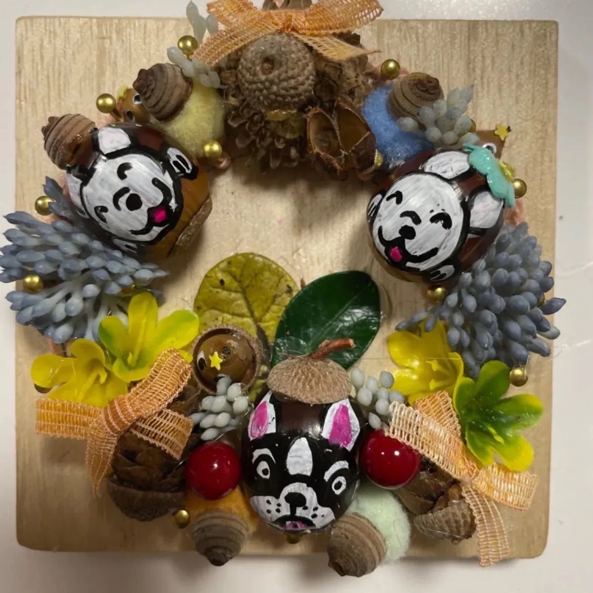 ⭐️どんぐりリースどんぐりちゃん⭐️フレブル&トトロ&トトロベビー