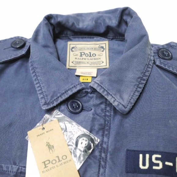 POLO RALPH LAUREN ポロ ラルフローレン リラックスドフィット サープラスブロークンツイルジャケット 211908502002 XXS NAVY M-65 ミリタリー 定価64 900円 アウター g22842 NICORILABO_COM