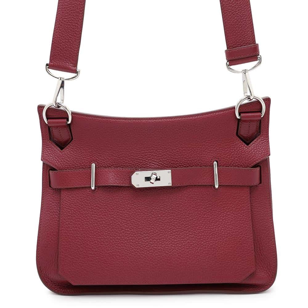 エルメス ジプシエール31 ルビー/シルバー金具 トリヨンクレマンス □R  