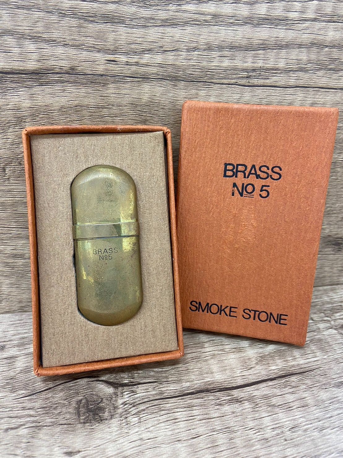 SMOKE STONE BRASS No5 真鍮製 オイルライター - ブランドアップ