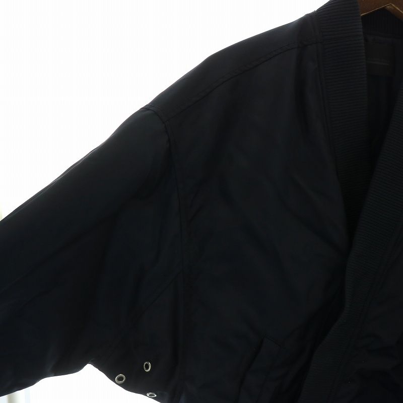 DIESEL BLACK GOLD ネイビー MA-1ジャケット ディーゼルブラックゴールド DIESEL BLACK GOLD MA-1 フライト