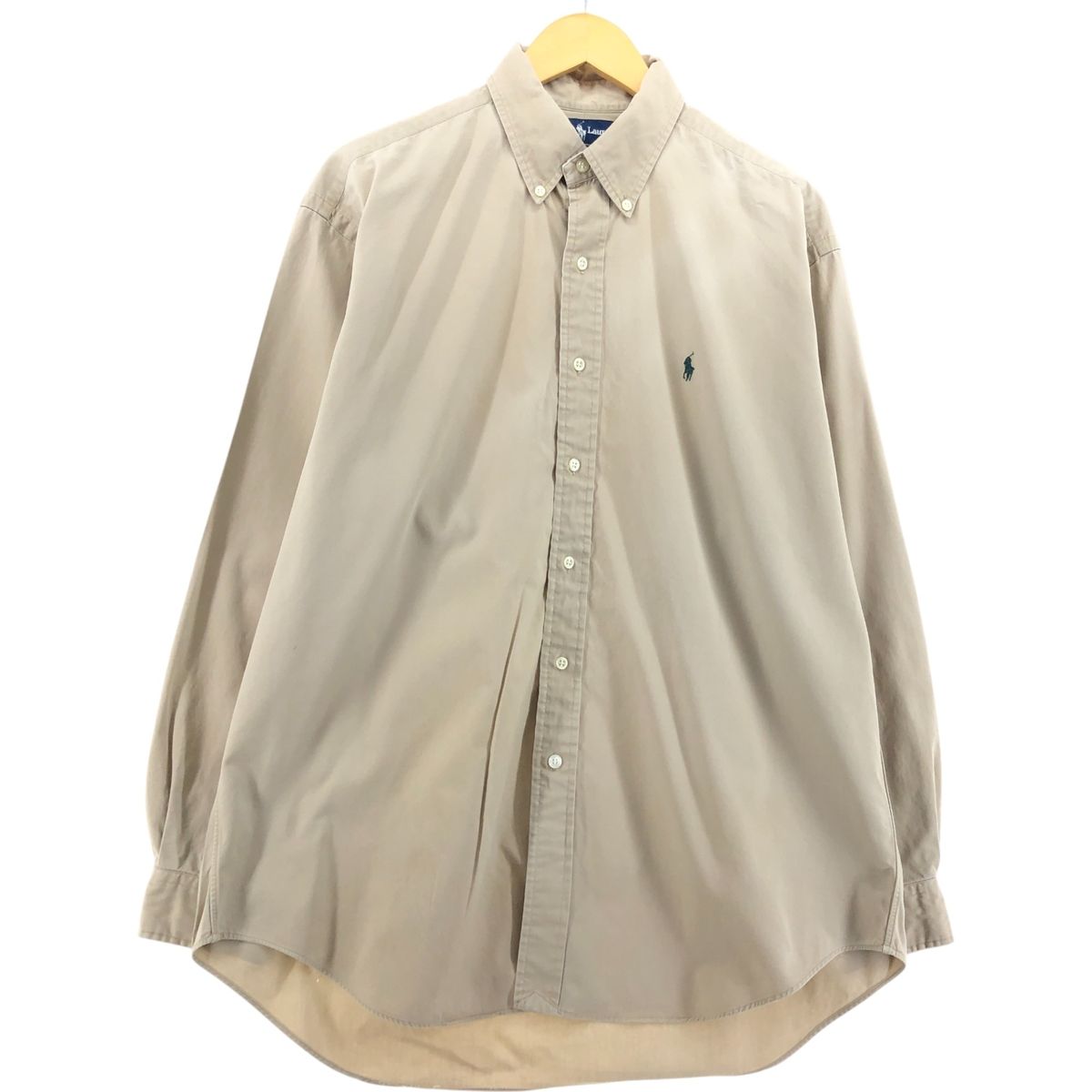 古着 ラルフローレン Ralph Lauren BLAKE 長袖 ボタンダウンシャツ メンズL相当/eaa515369