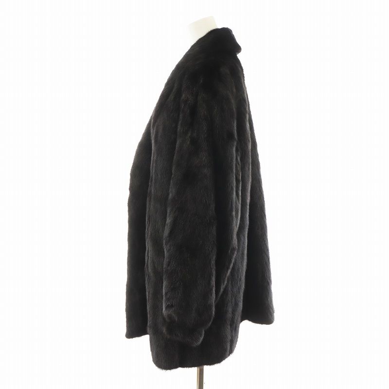 dynastic fur 毛皮コート ロング丈 ミンク アウター 黒 ブラック dynastic fur 毛皮コート ロング丈 ミンク アウター 黒 ブラック